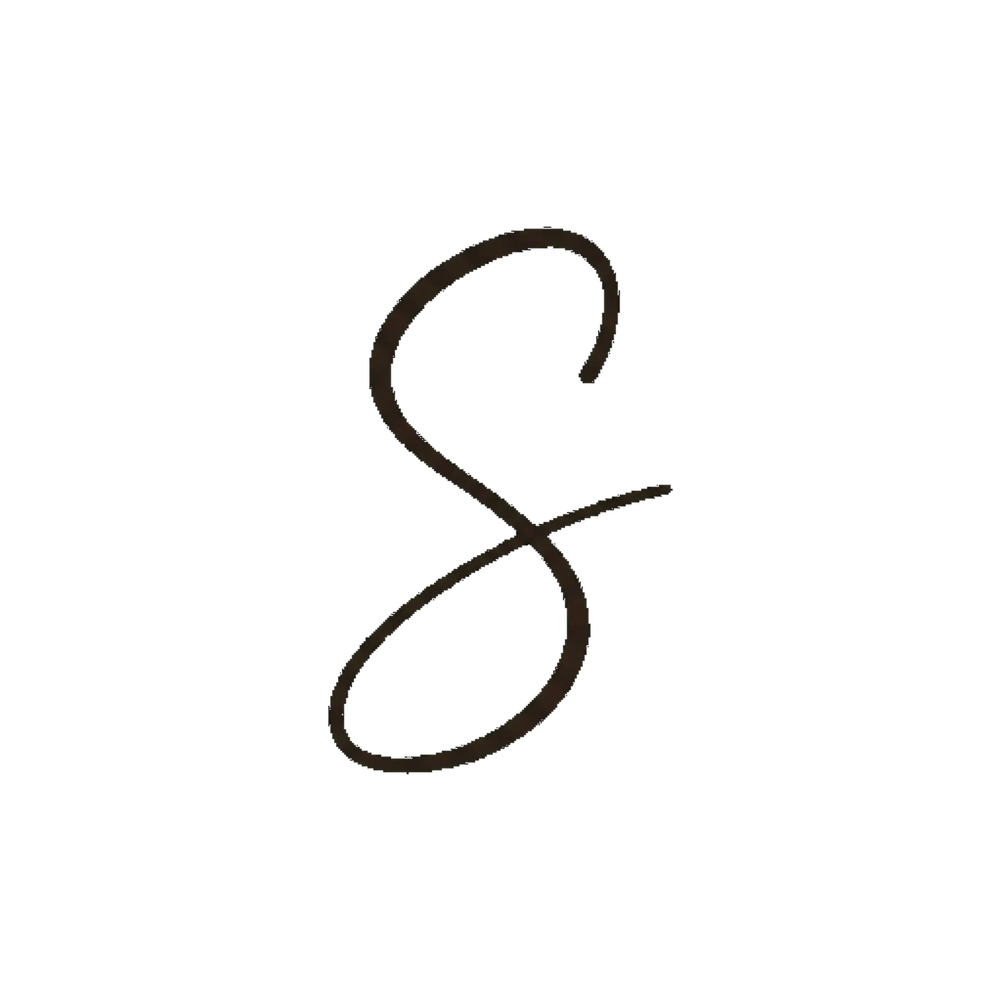 S, transparent background